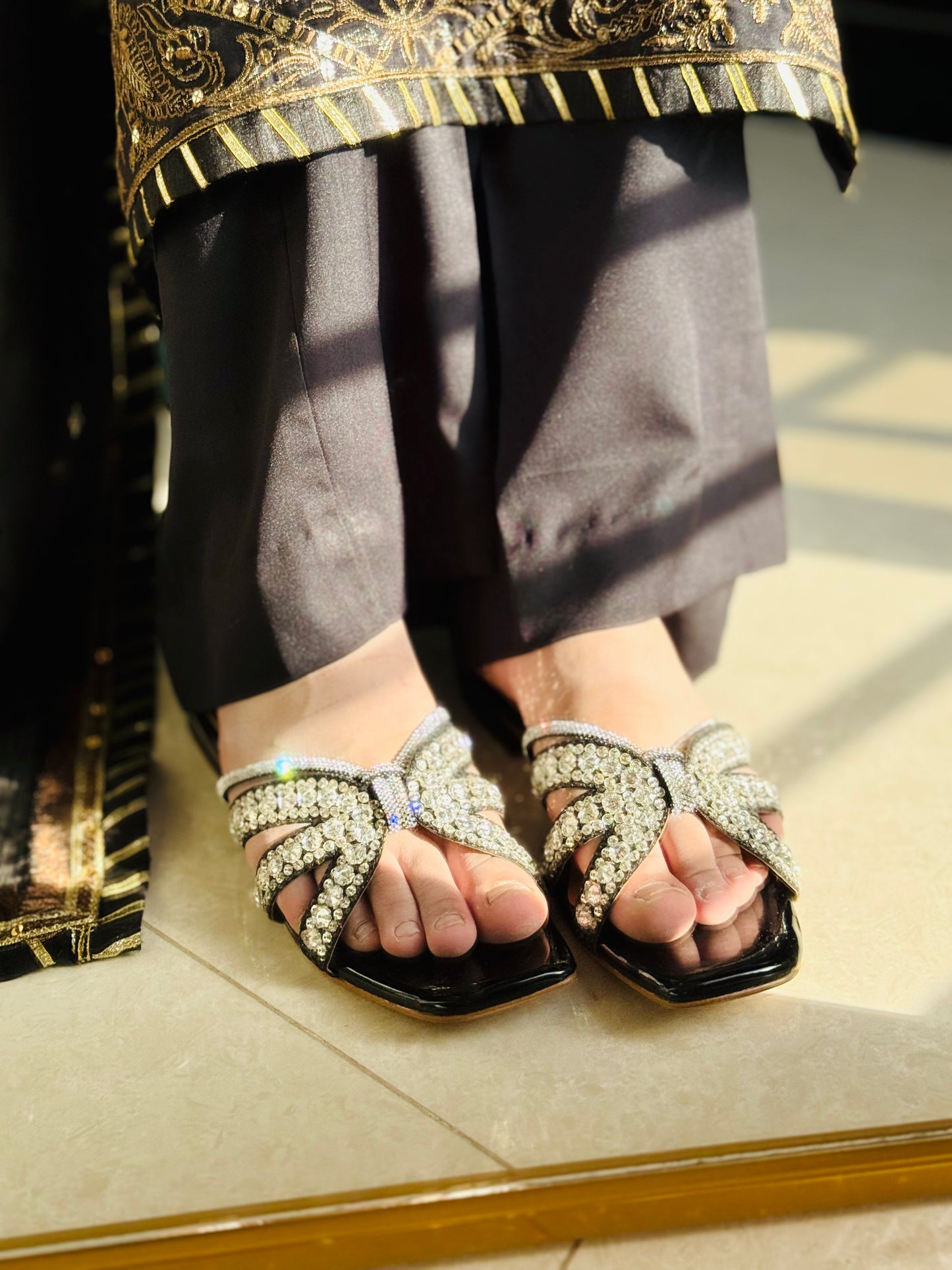 Ela Black – Luxury Flat with Crystal Glam